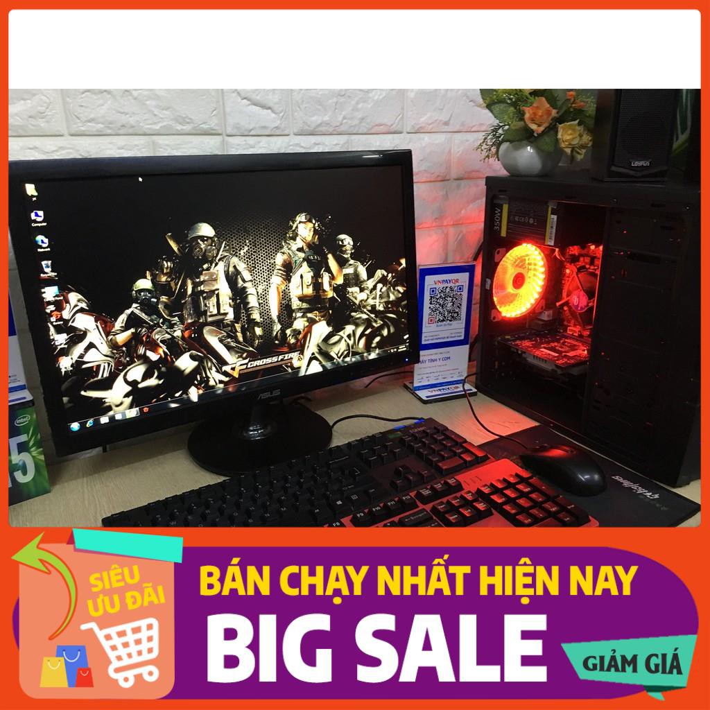 HÀNG CHÍNH HÃNG -  [ Màn 20inh Mới Chip I5 Ram 8G ] Full Bộ Máy Tính Gaming GTA5 PUBG Liên Minh Dota Đột Kích | WebRaoVat - webraovat.net.vn