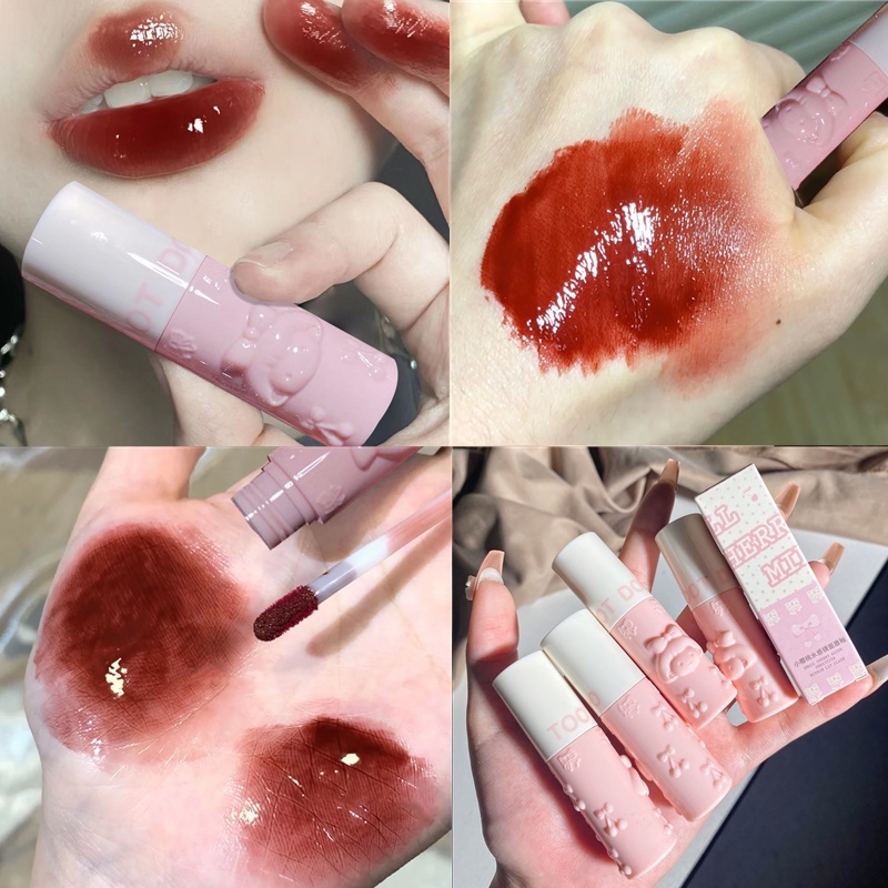 Son Môi Dưỡng Ẩm Lâu Trôi Chống Thấm Nước Không Dính Thành Cốc Với 6 Màu Lựa Chọn