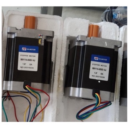 Động cơ step DMA860H 8Nn hiệu LEADSHINE chuyên dùng cho máy CNC ngoài ra còn gọi là động cơ bước kết hợp driver DMA860H.