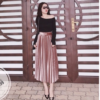 Chân váy xếp li