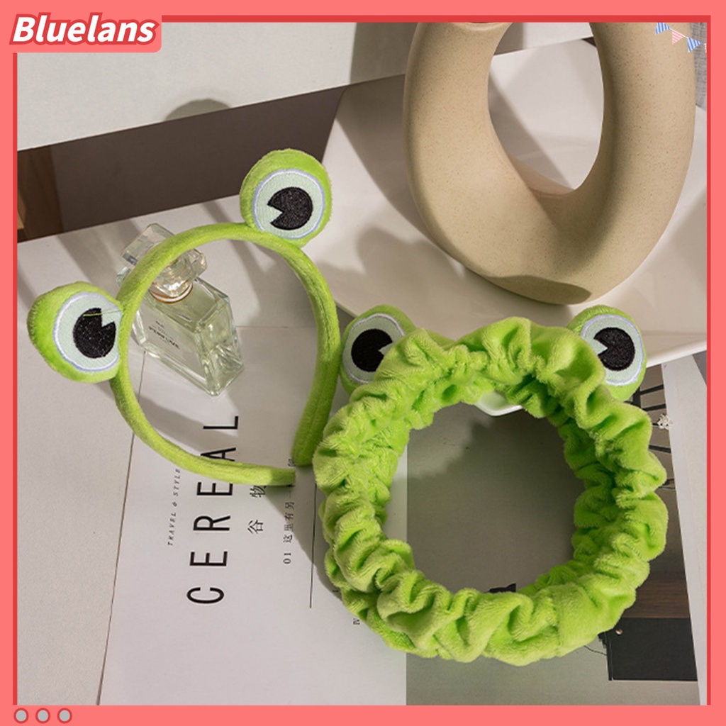 Băng Đô Cài Tóc Co Giãn Chống Trượt Hình Ếch / Động Vật Dễ Thương Dành Cho Bạn Nữ 48h