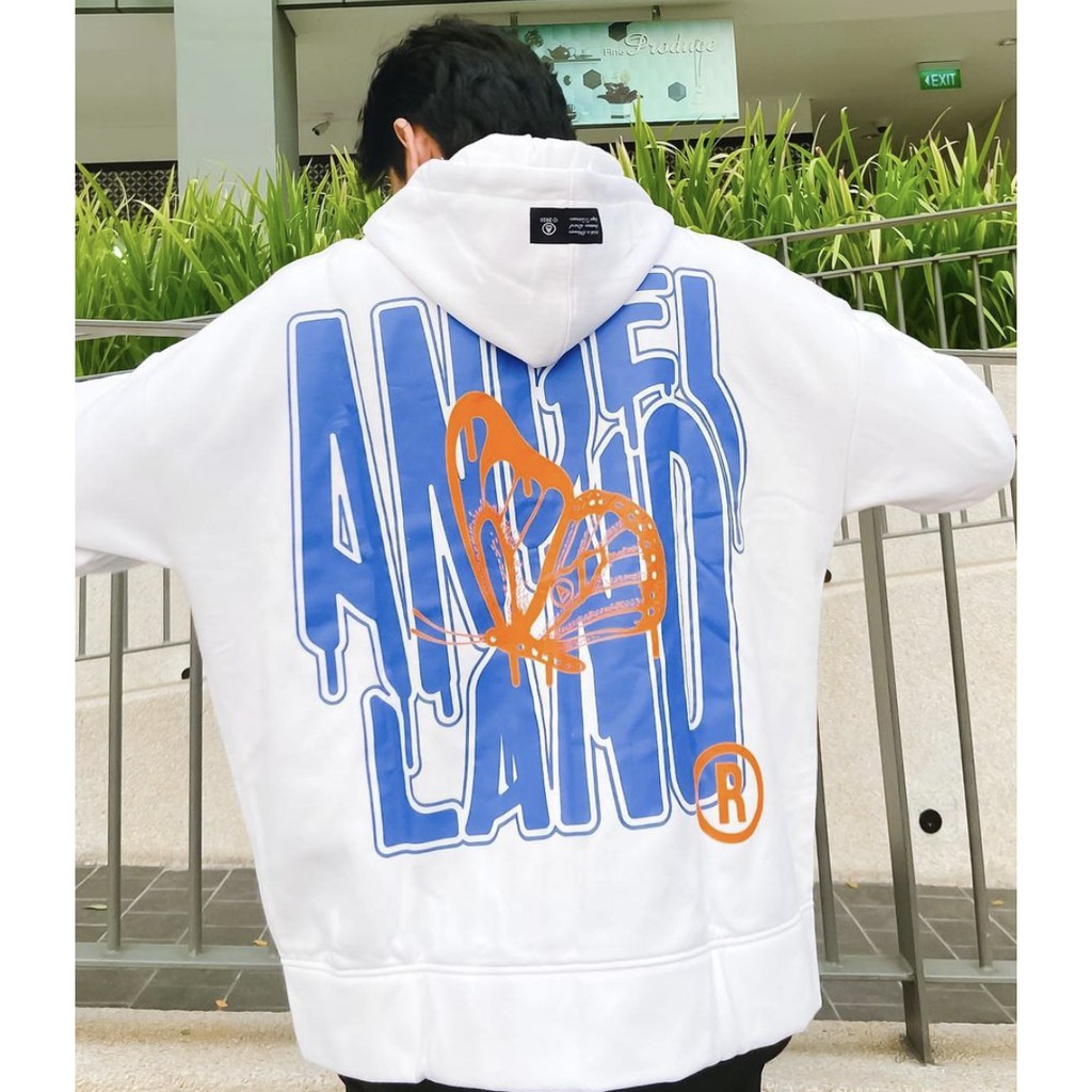 Áo khoác Angel-Land Flying zip-white chính hãng | BigBuy360 - bigbuy360.vn