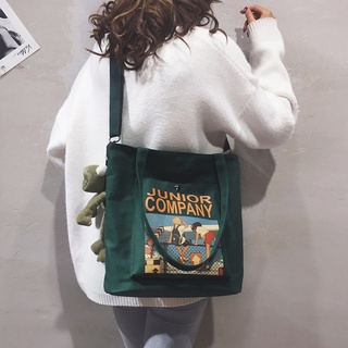 - túi tote khổ lớn vải canvas thiết kế basic đa zi năng, đi học, đi làm, đi chơi laylaland - layla corner