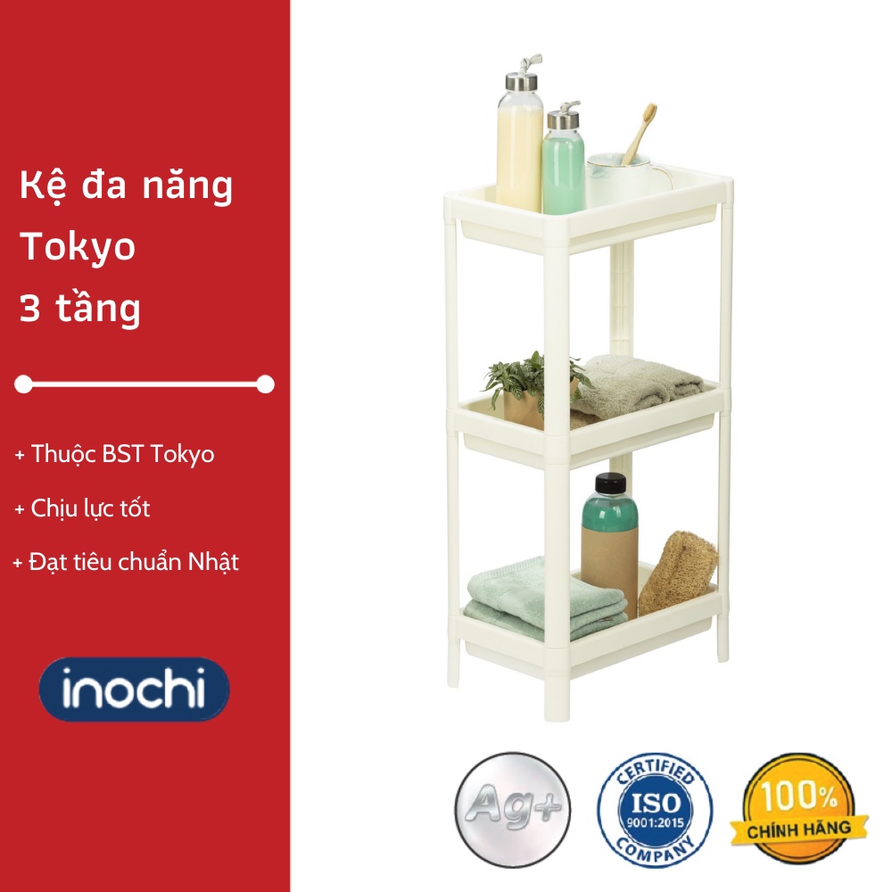 Kệ đa năng 3/4 tầng Tokyo Inochi - Kệ phòng khách, nhà tắm, nhà bếp tiện dụng - Phong cách tối giản, Thiết kế tinh tế