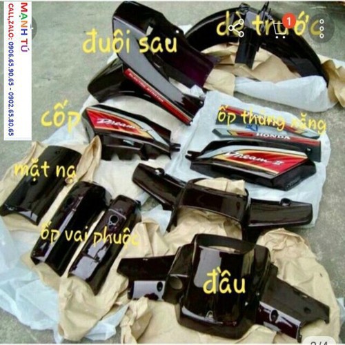 Dàn áo xe máy Dream, II TháiLan - FULL Đủ Bộ