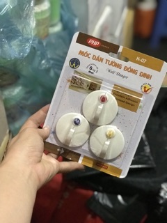Móc dán tường đóng đinh combo 10 vỉ/bịch