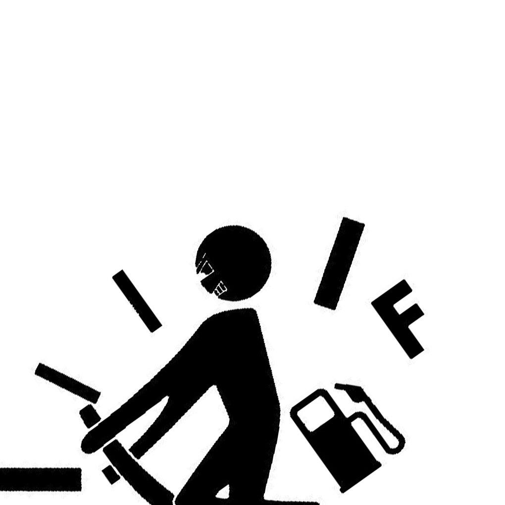 Miếng Dán Trang Trí Nắp Bình Xăng Xe Hơi Độc Đáo