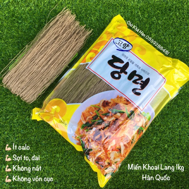 1KG MIẾN KHOAI LANG GOGI HÀN QUỐC SỢI TO DAI