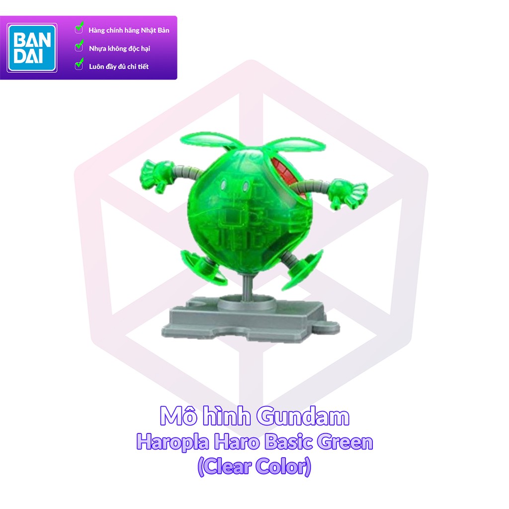 Mô hình Gundam P-Bandai Haropla Haro Basic Green (Clear Color) [GDB]