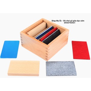 Giáo cụ Montessori - Hộp học cảm quan nhiệt độ Thermic Tablets