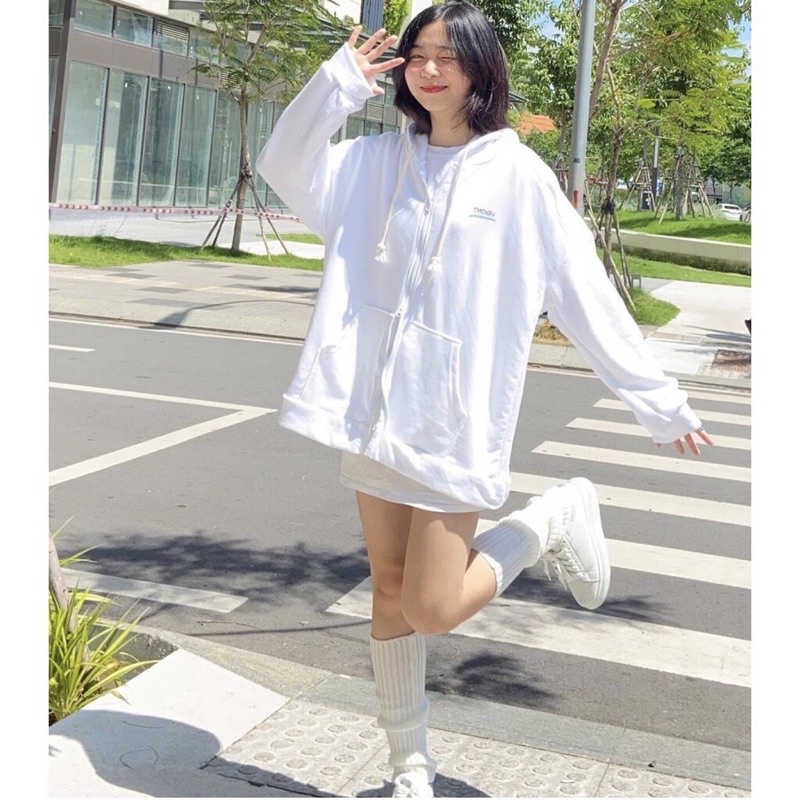 [VIDEO ẢNH THẬT] Áo Khoác Nỉ Unisex Thu Đông- Áo Khoác Hôdies Dài Tay Ulzzang Phong Cách Hàn Quốc