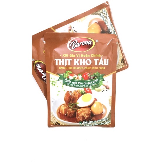 Xốt Gia Vị Hoàn Chỉnh Barona - Thịt Kho Tàu 80g