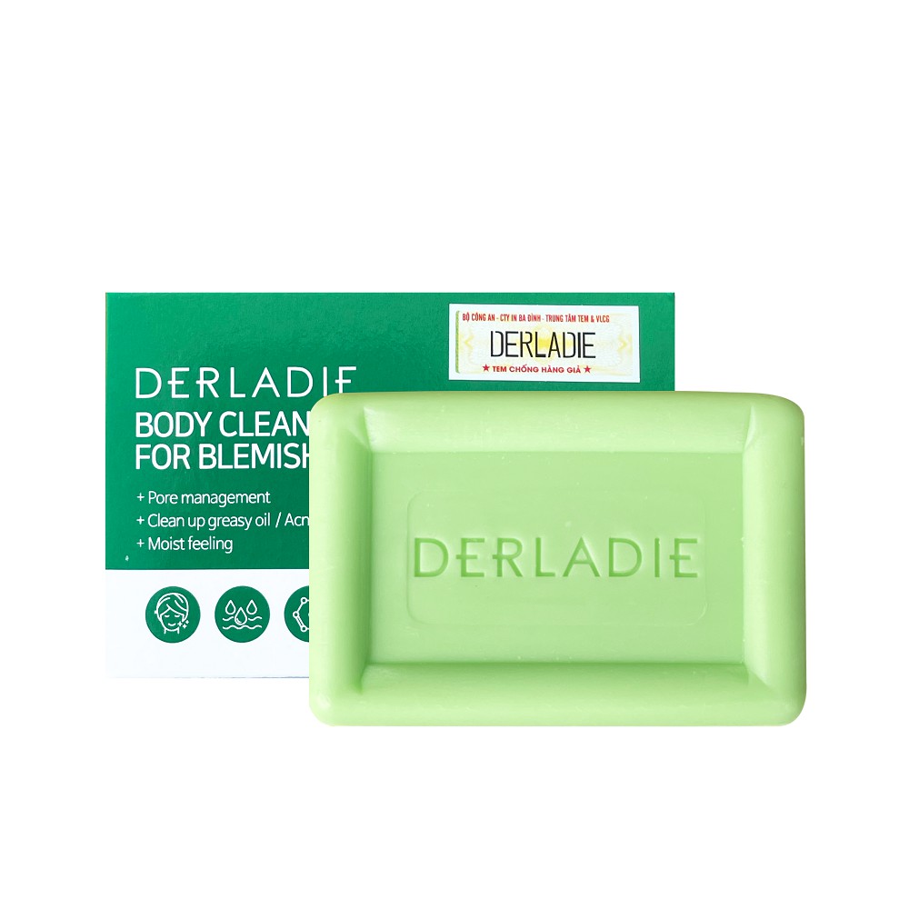 Xà Phòng Giảm Mụn Body Sau 7 Ngày Derladie Cleansing Bar For Blemish Skin 50g | BigBuy360 - bigbuy360.vn