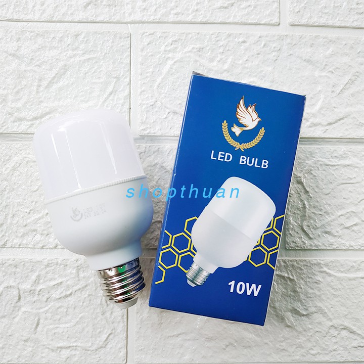 Đèn LED Bulb 10W ánh sáng trắng đuôi đèn E27