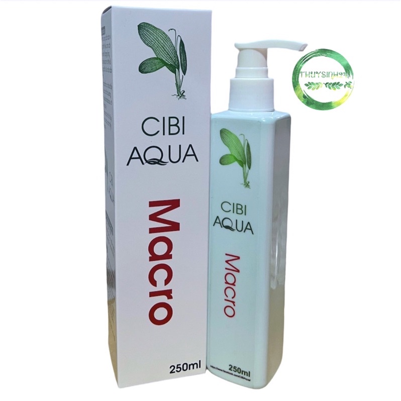Phân nước cibi CIBI AQUA - Macro | Micro | Iron - phân nước thuỷ sinh cực tốt cho cây như thuysinhaz seachem nvl