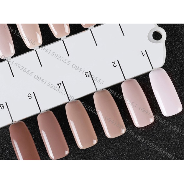 Sơn gel AS 6 màu trà sữa QZ chọn lẻ chai 15ml