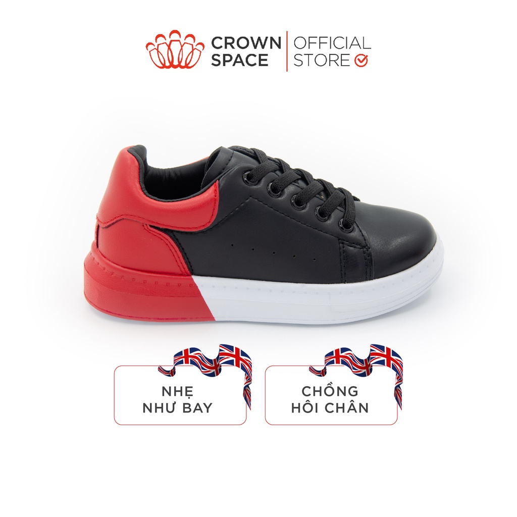 [PHIÊN BẢN CAO CẤP PREMIUM] Giày Sneaker Bé Trai Bé Gái Cổ Thấp Crown Space UK Active Trẻ em Cao Cấp CRUK254
