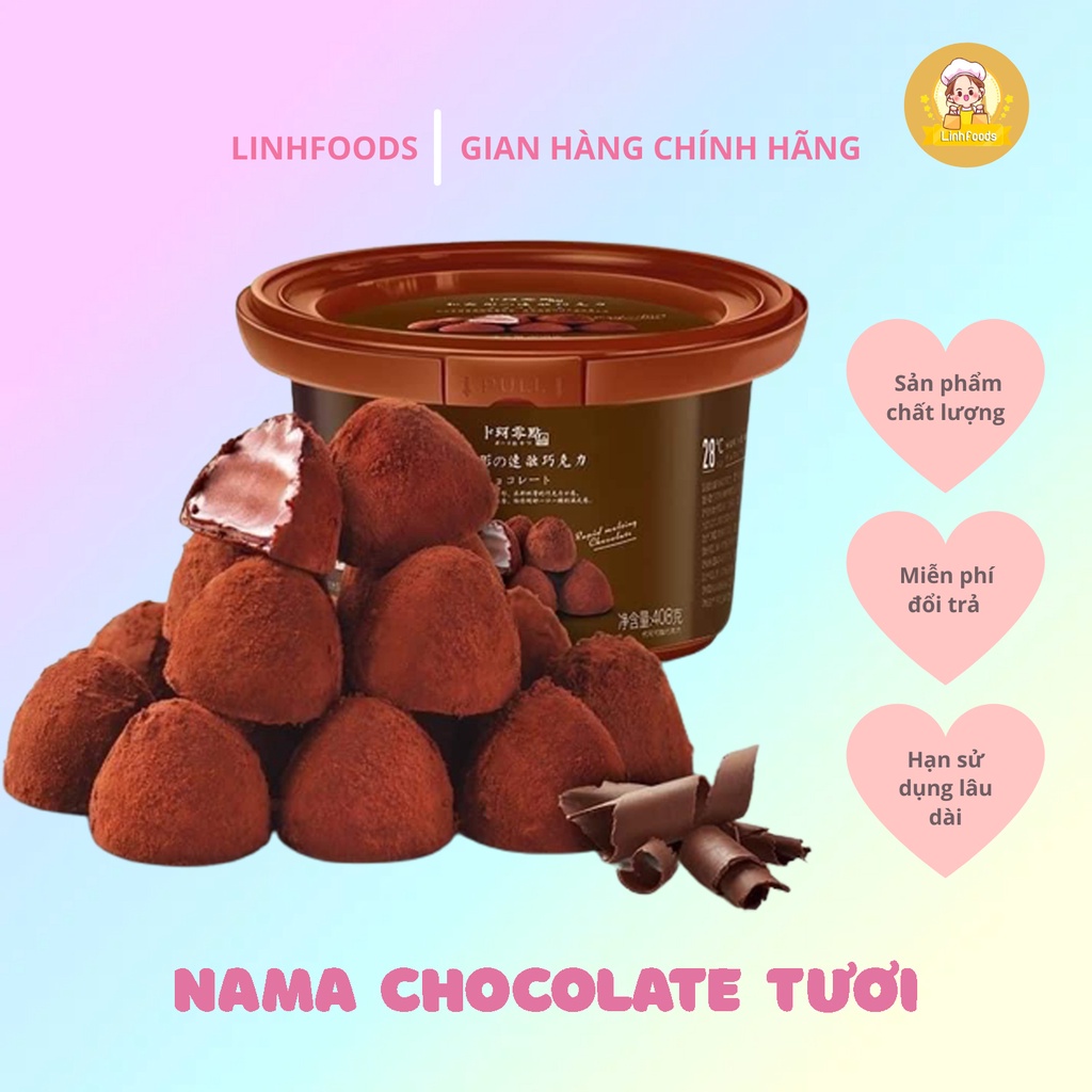 Nama Socola Hương Vị Nhật Bản - Nama chocolate, socola tươi hộp 408G