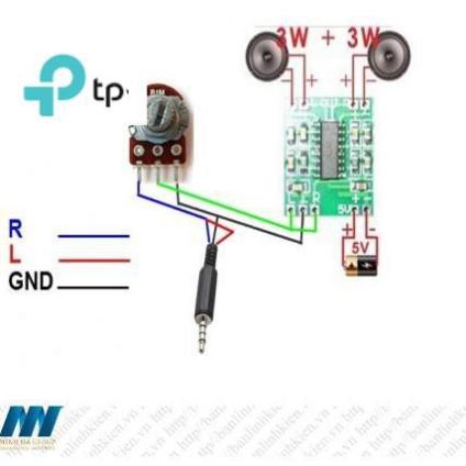 Module Khuếch Đại Audio 2x3W 5V