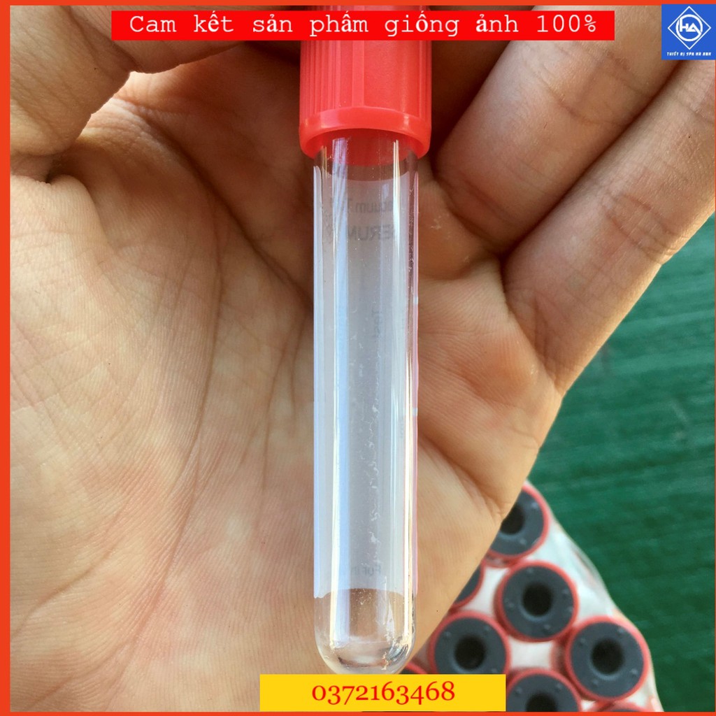 1 Vỉ 100 Ống nghiệm không có chất chống đông ứng dụng cho PRP và PRF