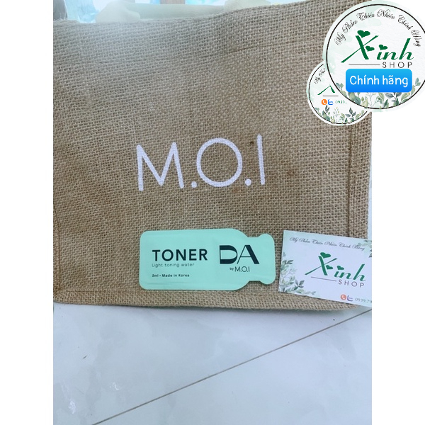 Sữa rửa mặt và toner DA by MOI