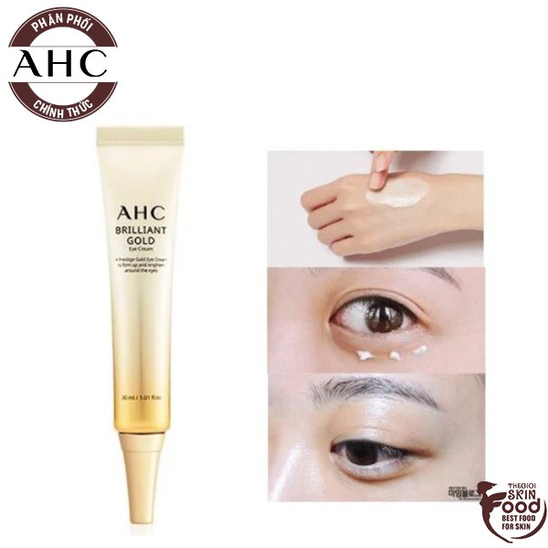 Kem Dưỡng Mắt Tinh Chất Vàng AHC Brilliant Gold Eye Cream 30ml