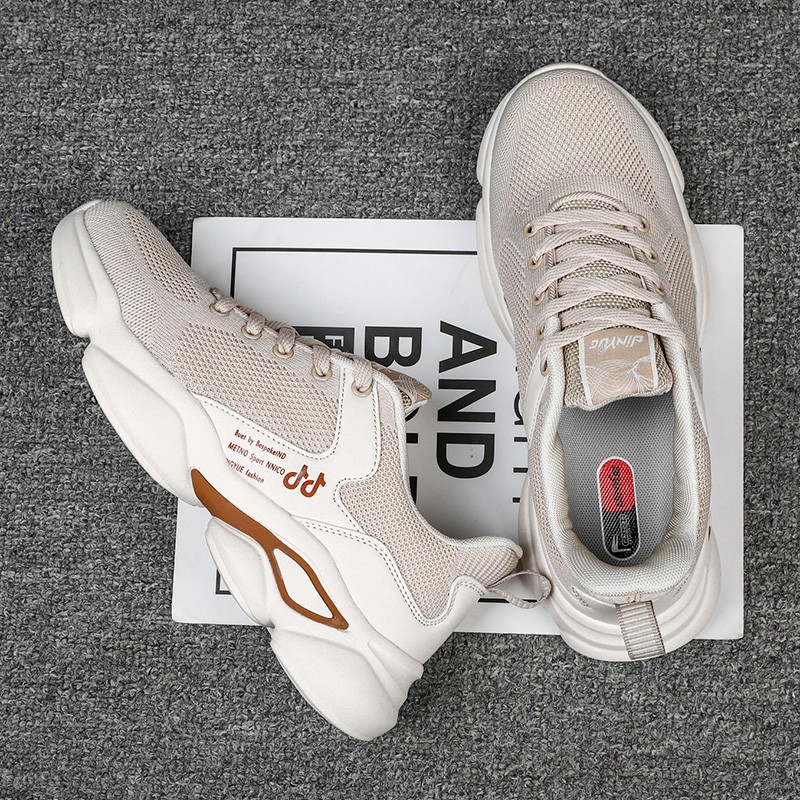 Giày thể thao nam cao cấp, Giày Sneaker nam phong cách Hàn Quốc 2021
