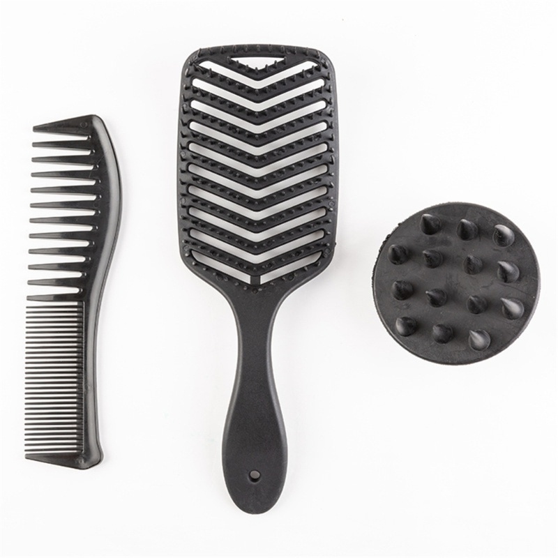 Set 3 Lược Chải Tóc Tạo Kiểu Chuyên Dụng Cho Salon YOUYO