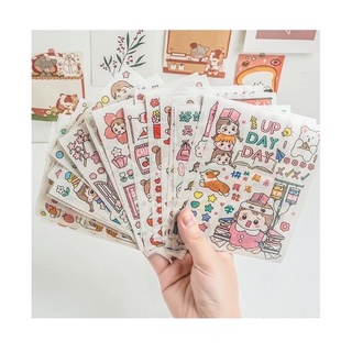 Set 4 tấm sticker dán sổ