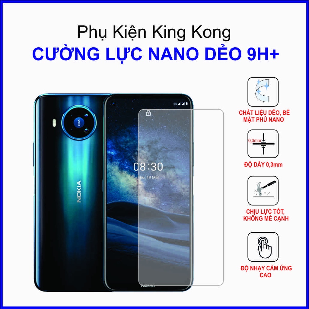 Dán cường lực Nokia 8.3 cường lực nano dẻo 9H+