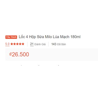 Lốc 4 Hộp Sữa Milo Lúa Mạch 180ml