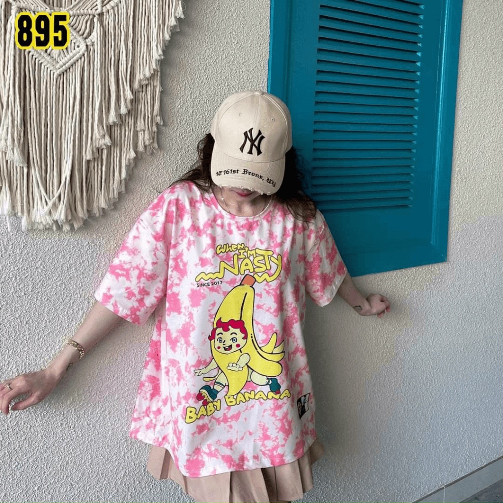 (HCM) ÁO THUN IN LOANG FORM RỘNG NỮ SIÊU XINH , THỜI TRANG HÀN QUỐC HOT HIT CHO GENZ KME STORE