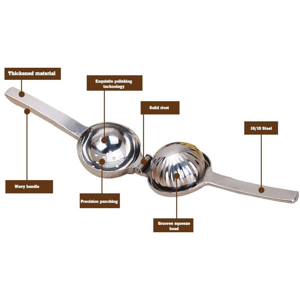 AUGUSTINA Dụng Cụ Vắt Chanh Bằng Thép Không Gỉ
