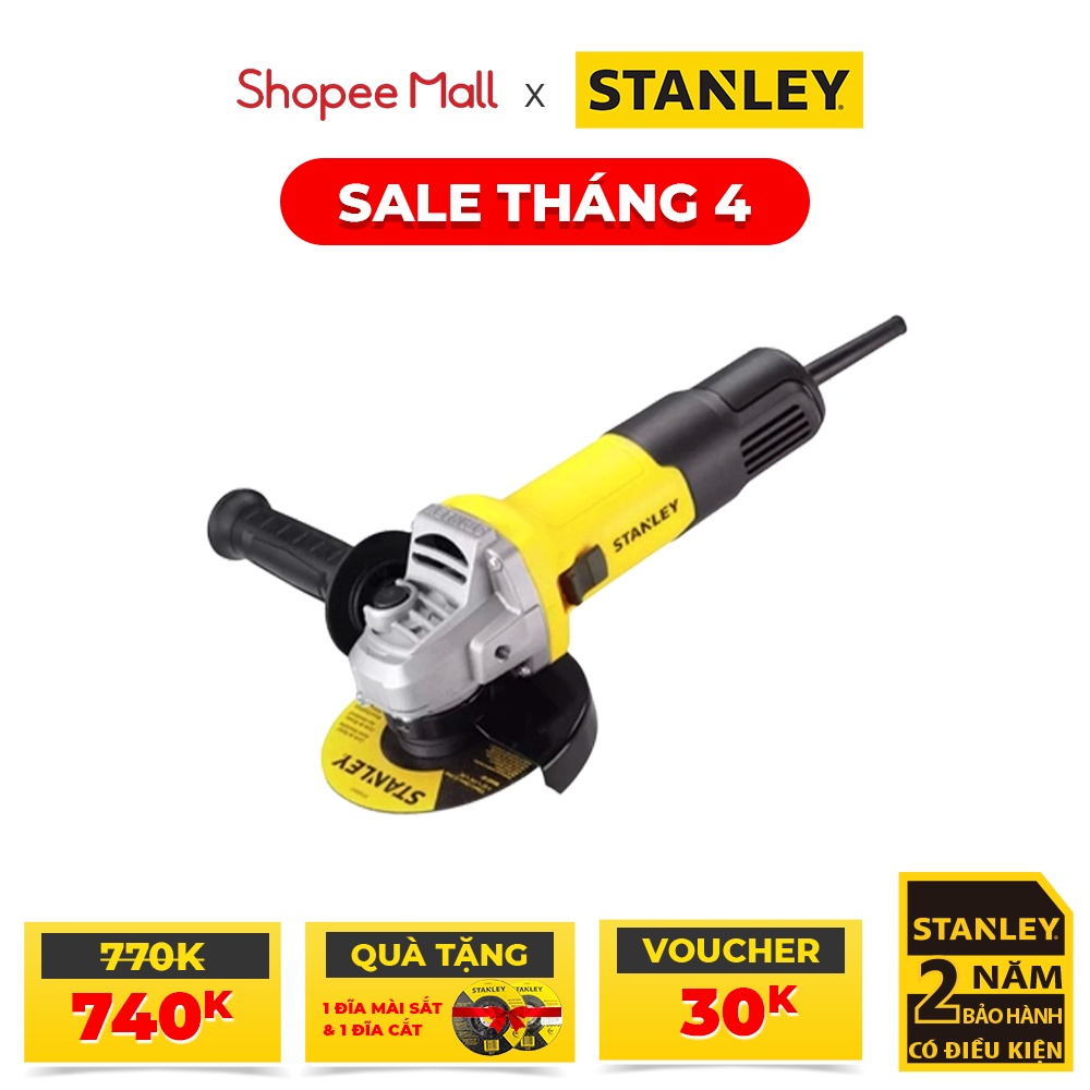 Máy mài cầm tay dùng điện Stanley STGS9100-B1 | 900W | Bảo hành 2 năm | Chính hãng | Thay thế cho mã STGS8100-B1