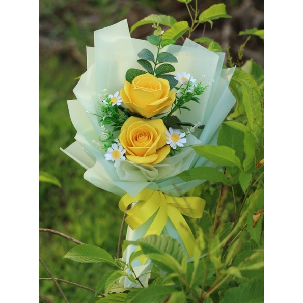 Bó Hoa Giả handmade  Làm Quà Tặng Xinh Xắn