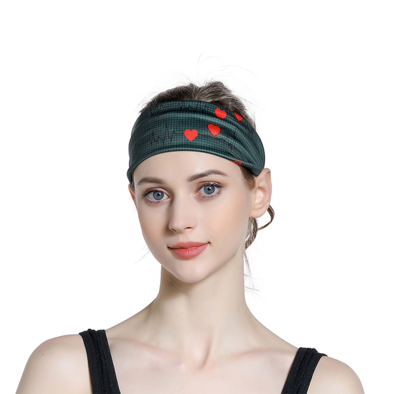 Băng Đô Cài Tóc Co Giãn In Họa Tiết Hình Điện Cực Cho Nam Và Nữ