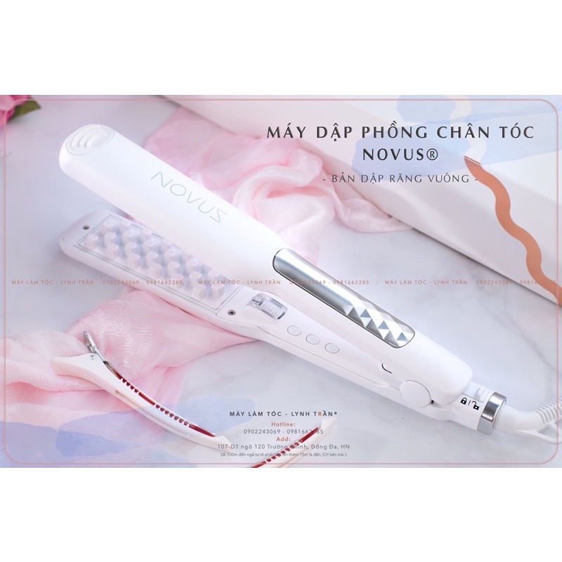 Máy dập phồng chân vuông ion Novus®️