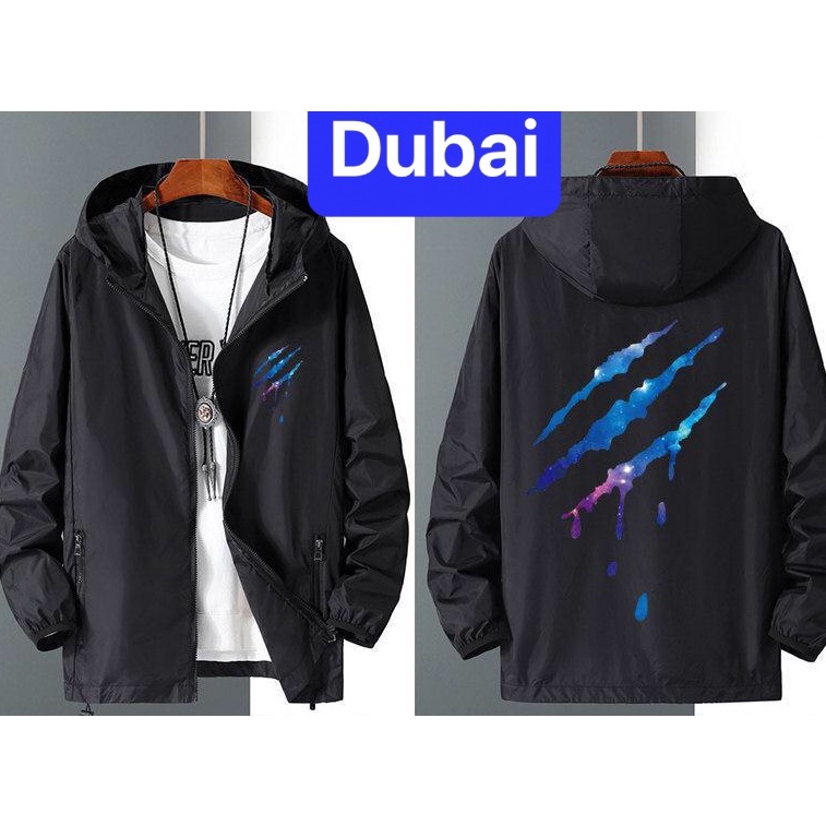 ÁO KHOÁC DÙ NHẸ BOMBER NAM NỮ ĐEN BÓNG CHÀY ĐA NĂNG 2 LỚP CHỐNG NẮNG 2 TÚI CÓ DÂY KÉO SANG CHẢNH VIP - DUBAI FASHION