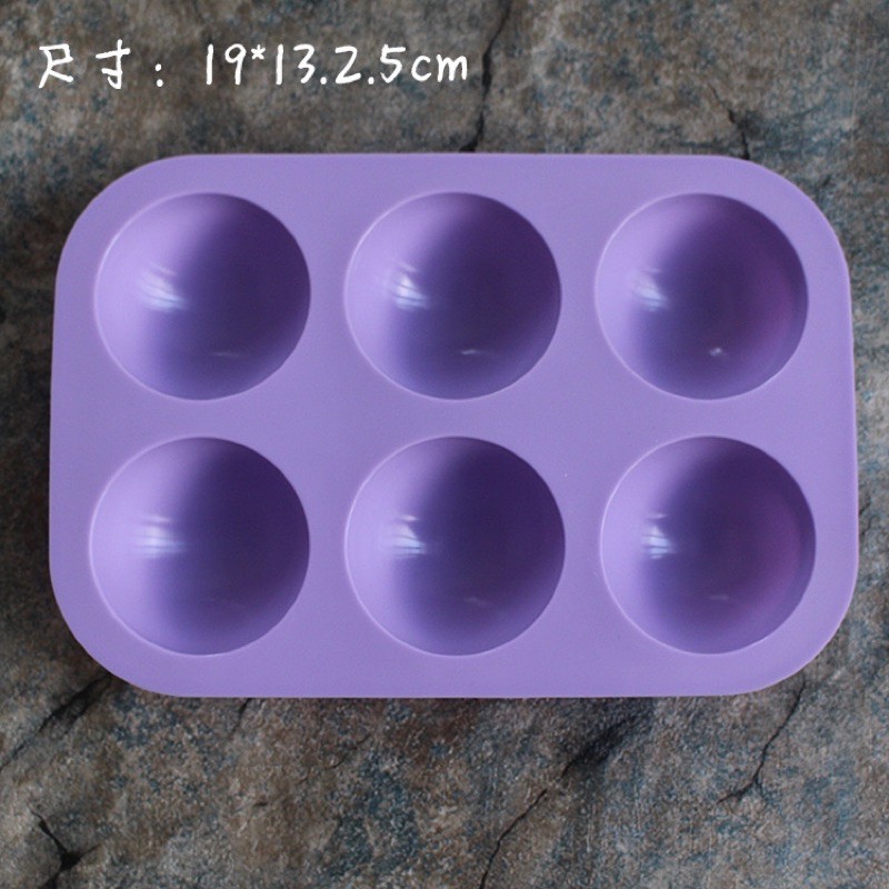 Khuôn silicon bán cầu 5cm