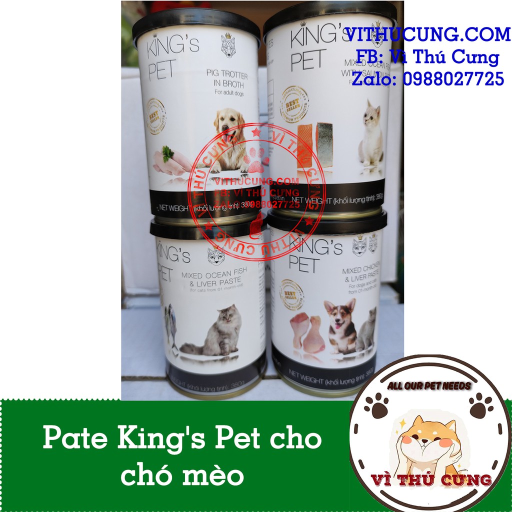 Pate Kingspet cho chó mèo