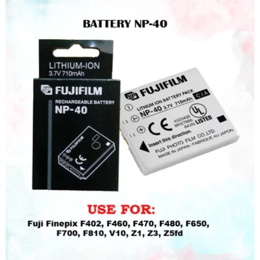 Pin máy ảnh Fujifilm NP-40 - Hàng nhập khẩu