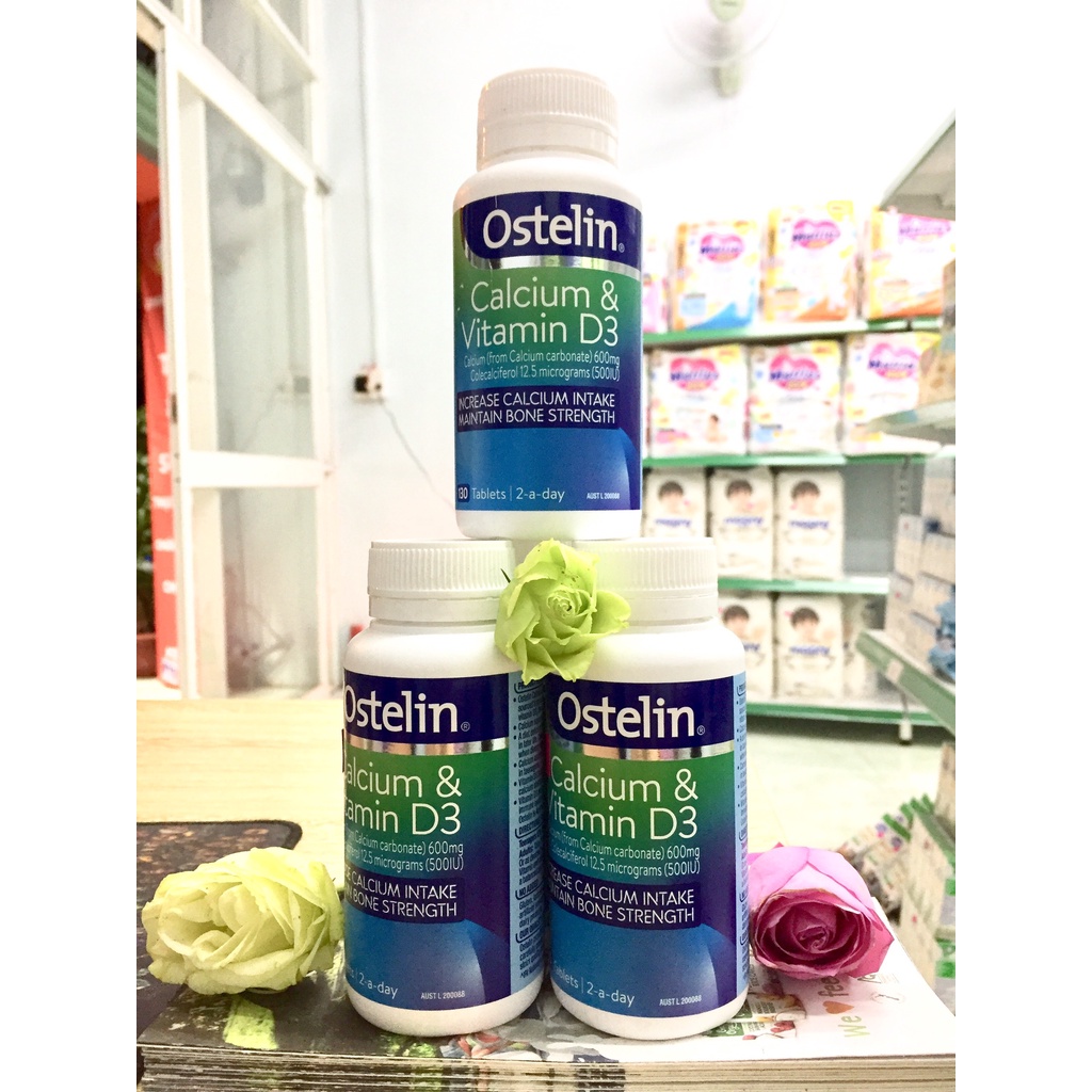 ✅ Canxi cho bà bầu, Ostelin Calcium & Vitamin D3, 130 viên của Úc | ZENDA BABY