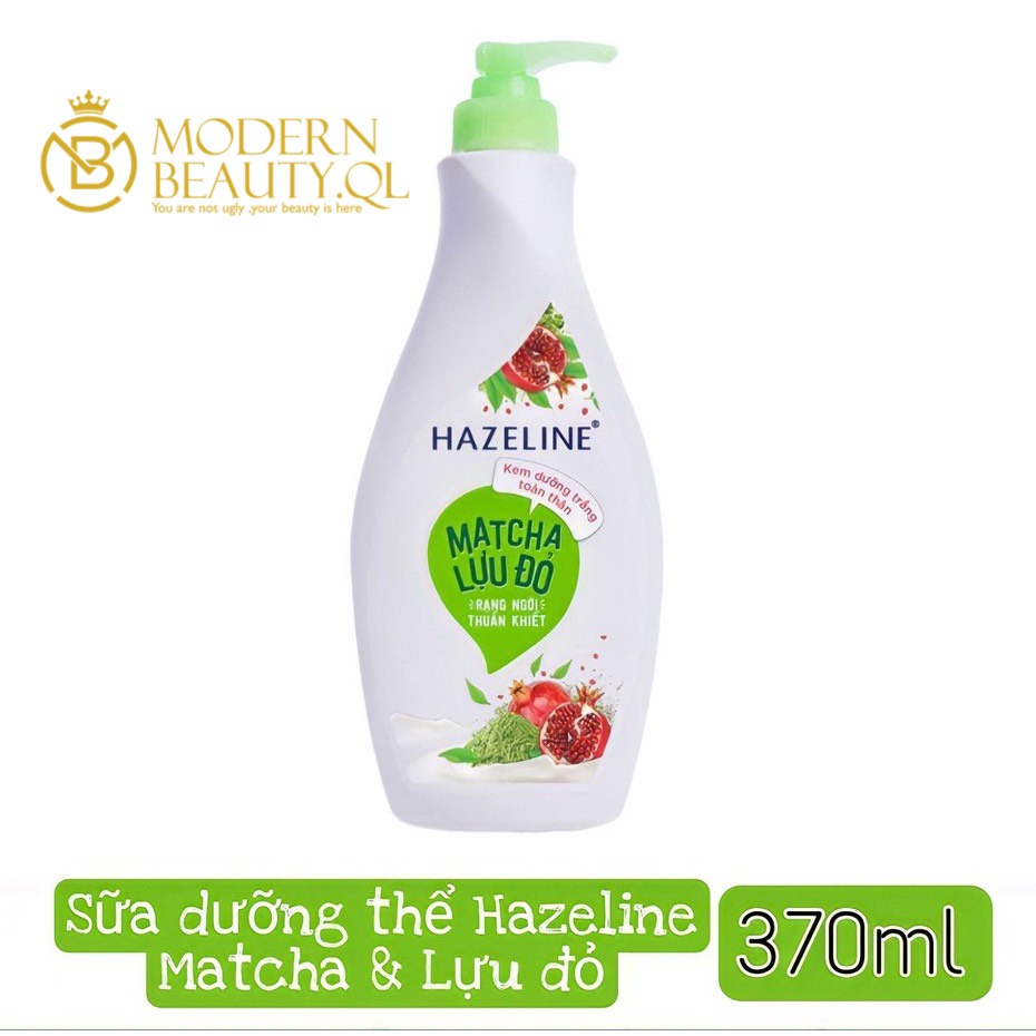 < Chính hãng> Sữa Dưỡng Thể Hazeline Trắng Da Matcha Lựu Đỏ