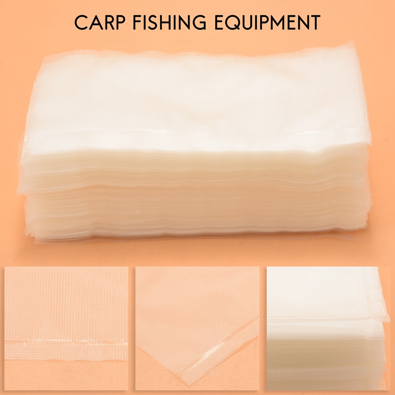 Set 400 Túi PVA Tan Trong Nước Đựng Mồi Câu Cá Kích Thước 7X14cm