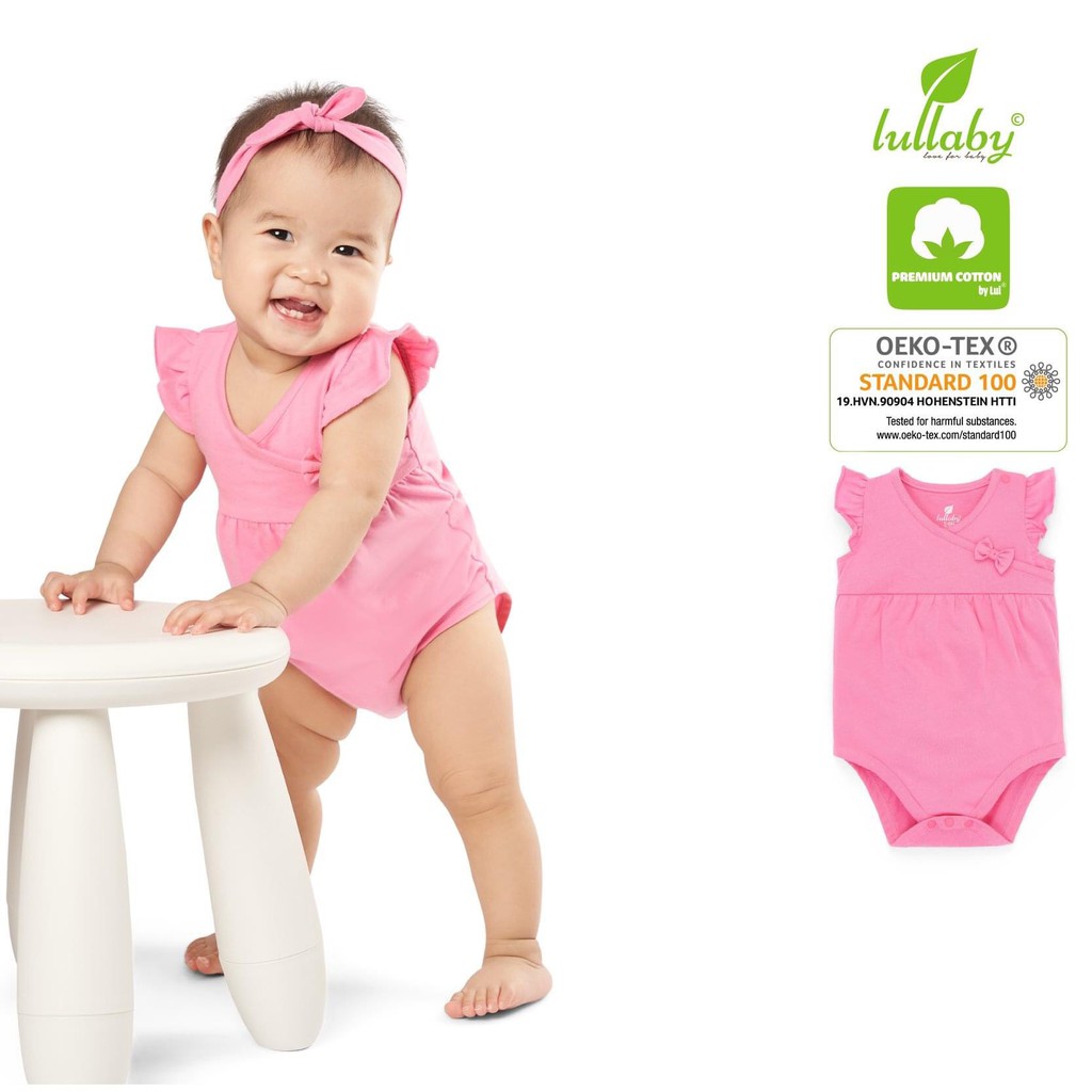 [LULLABY SALE] Set 2 Body Bé Gái 100% cotton cao cấp NH37B