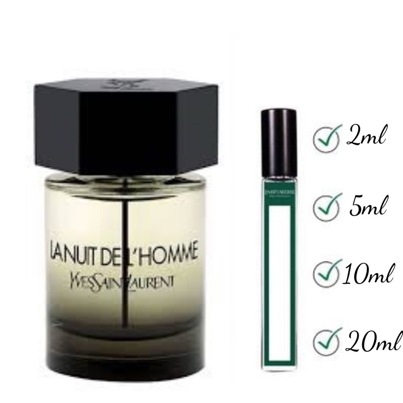 Nước Hoa Nam La Nuit L’homme Men EDT chiết 2ml,5ml,10ml,20ml chính hãng