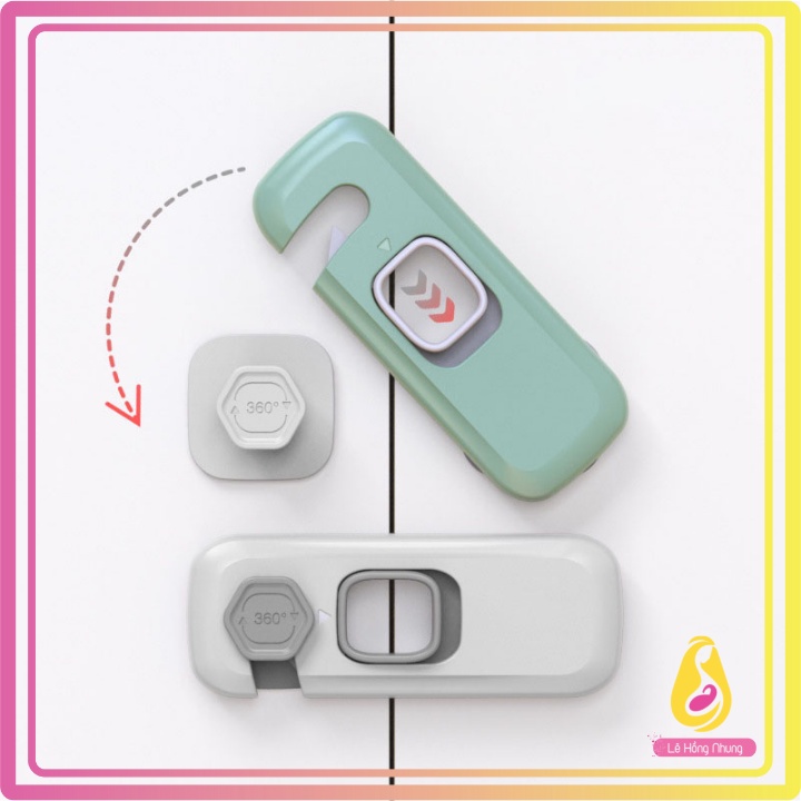 Khóa tủ lạnh an toàn cho bé Looktosee KT001