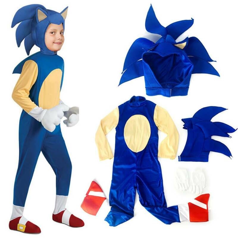 Trang Phục Sonic Hóa Trang Nhân Bộ trang phục hóa trang nhân vật nhím dành cho bé dịp Halloween