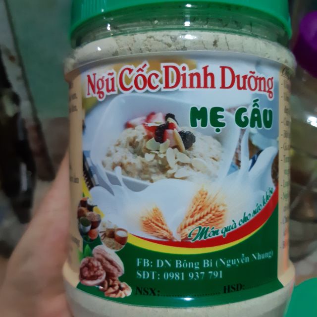 Ngũ cốc dinh dưỡng Mẹ Gấu làm
