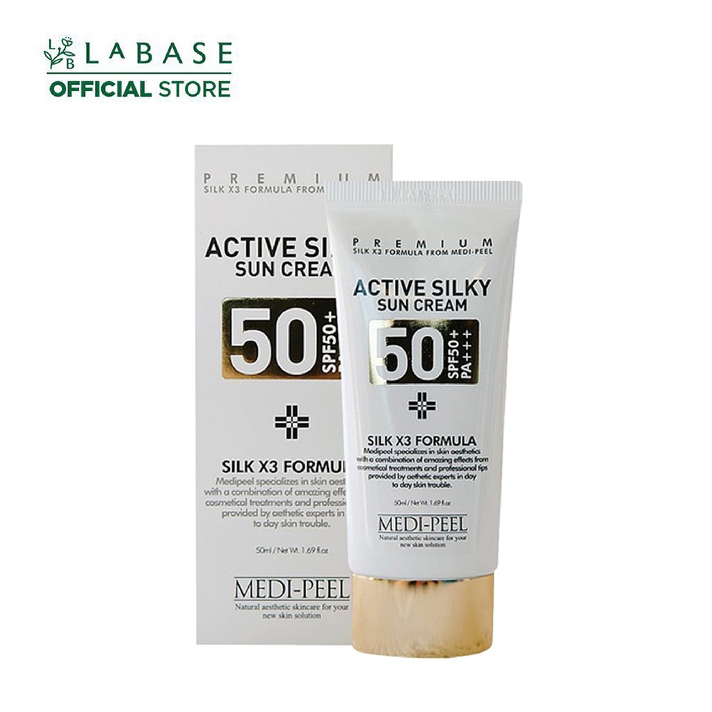 Kem Chống Nắng Căng Bóng Da Medi Peel Active Silky Sun Cream 50ml | BigBuy360 - bigbuy360.vn
